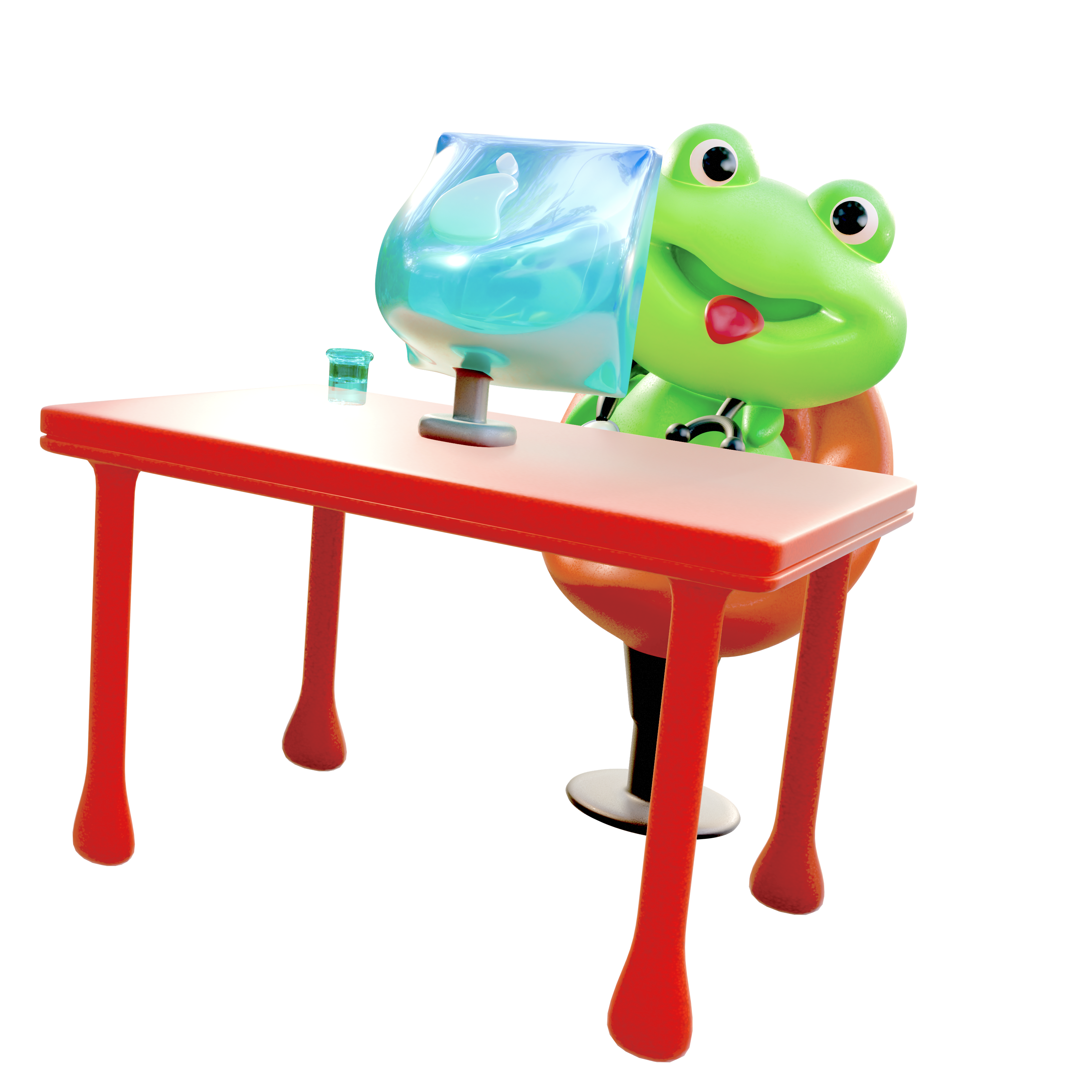Ranulfo at his desk